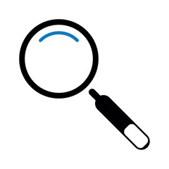 Search magnifier  glass icon.