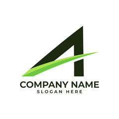 A dynamic and modern logo featuring the letter 