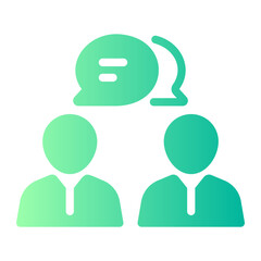 discussion Gradient icon