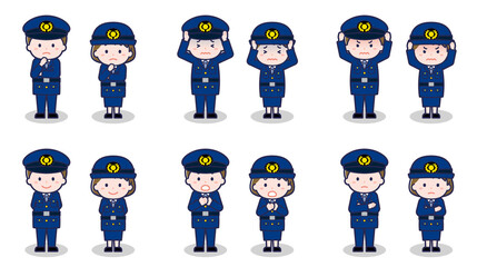 警察官の男女 05