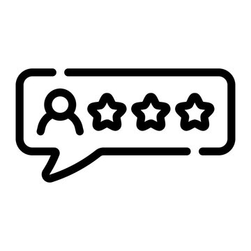 rating Line Icon