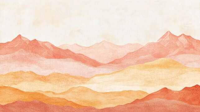 Warm earthy gradient in terracotta to sand beige tones, creating a natural and grounded look. No text, no people.