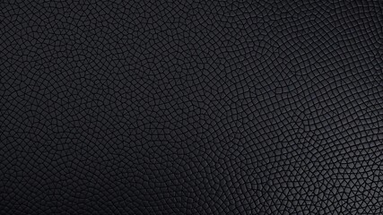 Obraz premium Close up of luxurious black leather texture surface with space for text, copyspace, background