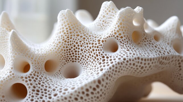 Detailed texture of a unique shell close-up.