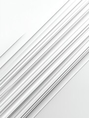 Obraz premium Minimalistic white abstract lines background.