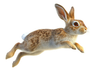 rabbit isolated on white