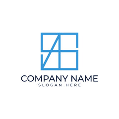 A bold and minimalist logo featuring the letters 