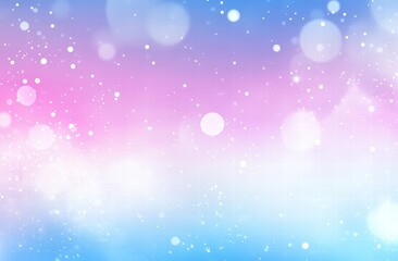 Obraz premium Abstract Blurred Light Background in Blue and Pink with Bokeh Effects for Creative Designs and Visual Projects