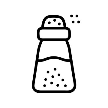 recommend clip art: Salt Shaker Icon. Vector illustration