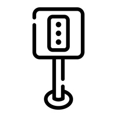 traffic lights Line Icon