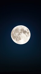 Obraz premium The full moon glowing with supernatural energy, stars forming intricate celestial constellations