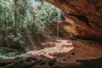 Obraz premium waterfall in the forest