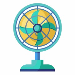 illustration of a table fan