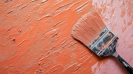 Applying Texture Paint on Wall: A Close-Up View of Smooth and Artistic Techniques for Decorative Wall Finishing.