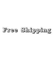 Free Shipping 3D Shadow Text for Web Buttons
