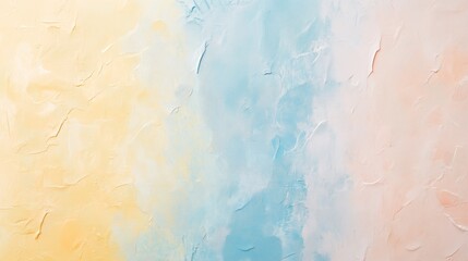 Abstract Textured Gradient in Soft Yellow, Blue, and Peach Tones - made with Generative AI