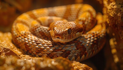 Obraz premium close up of a python