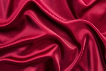 Obraz premium Red fabric with a shiny texture