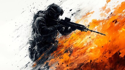 Fierce Combat: Soldier in Action, War and Military Power