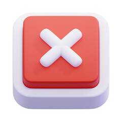 Obraz premium vote button 3d icon illustration