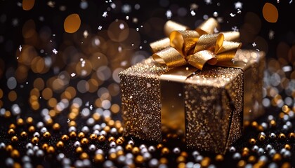 golden gift box