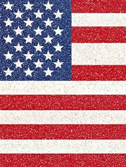 Red, White, and Blue Stars and Stripes Background