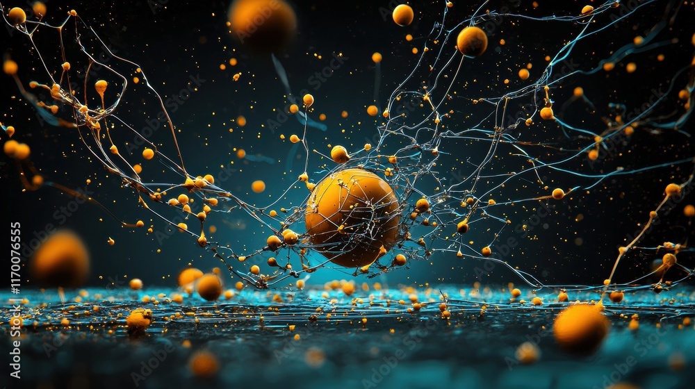 Poster Exploring quantum mechanics trivitino particle standard in scientific research theoretical physics laboratory academic analysis on quantum concepts