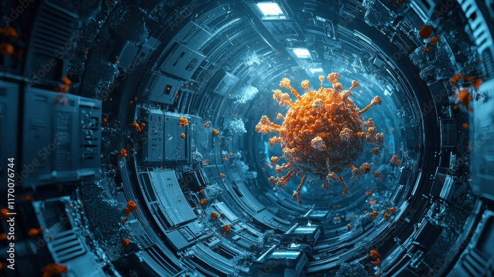 Fototapete Visualizing trivitino particle dynamics in quantum realms a comprehensive study in par standard environments