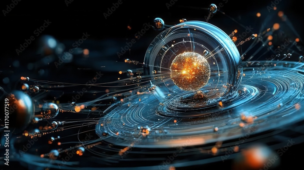 Poster Exploring the trivitino particle surrounded by a halo of quantum flabdd standard in a multidimensional environment a scientific visualization