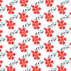 seamless pattern with flowers