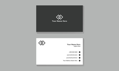 Minimalist Business card Design tamplate