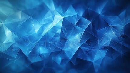 Abstract blue polygonal background.