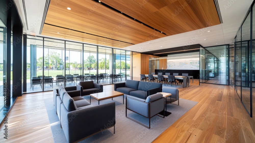 Poster dynamic collaborative learning space for professional courses in a modern corporate setting with int