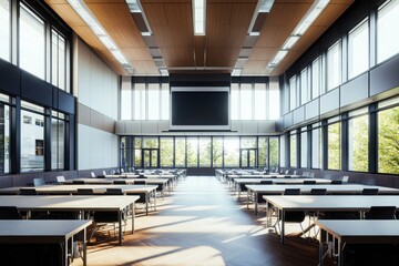 Innovative collaborative learning space university campus classroom design modern environment open perspective advanced degree programs