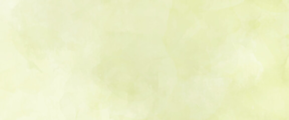 Vector yellow and green watercolor background for spring design