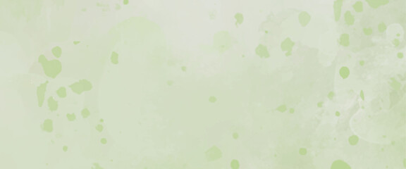 Natural green watercolor background for fresh watercolor textures background.