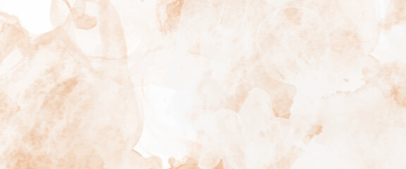 Soft brown watercolor background for design, watercolor background concept.