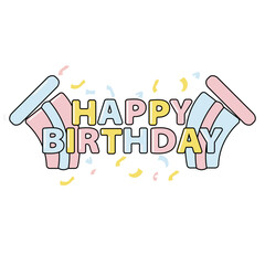 Cute Happy Birthday Text