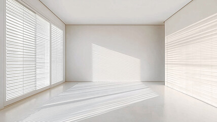 Fototapeta premium empty white room