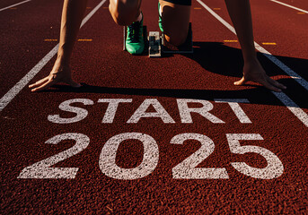 2025 시작 새해 출발 라인 2025년 스타트 start 을사년 뱀띠 해피뉴이어 텍스트 이미지