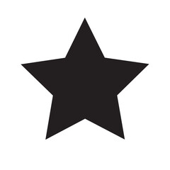 Obraz premium Star simple icons set designed in filled, outline, line and stroke style