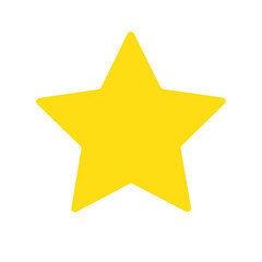 Star simple icons set designed in filled, outline, line and stroke style