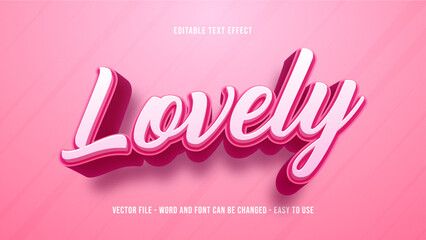 Love editable text effect, valentines day text style