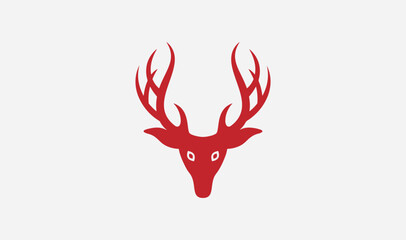 Antler logo, Deer logo, Wild animal, Deerhorn logo illustration vector