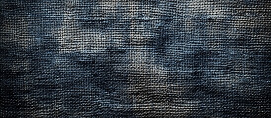 Dark Blue Burlap Texture: A Detailed Close-Up
