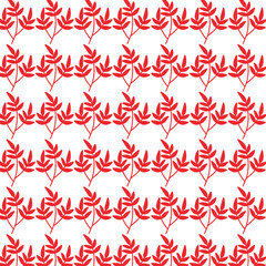 seamless pattern with red hearts