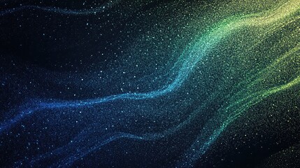 Glowing Dark Green and Blue Gradient with Noise Texture for Webpage Backdrop and Banners