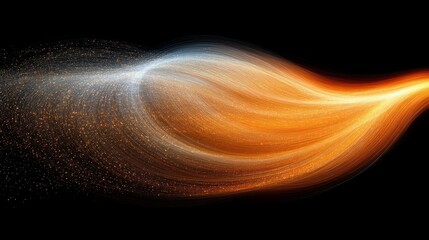 Naklejka premium Abstract swirling colors representing energy and motion.