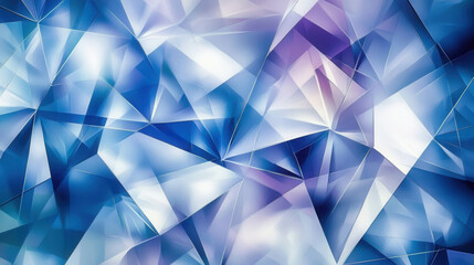 Vibrant Geometric Abstract Design with Overlapping Transparent Shapes