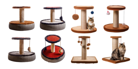 Stylish Cat Scratching Posts and Play Structures